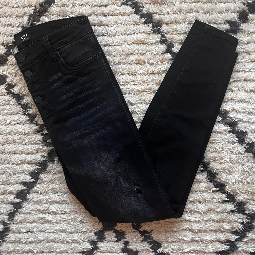 Kut from the Kloth Women's Dark Wash Skinny Jeans